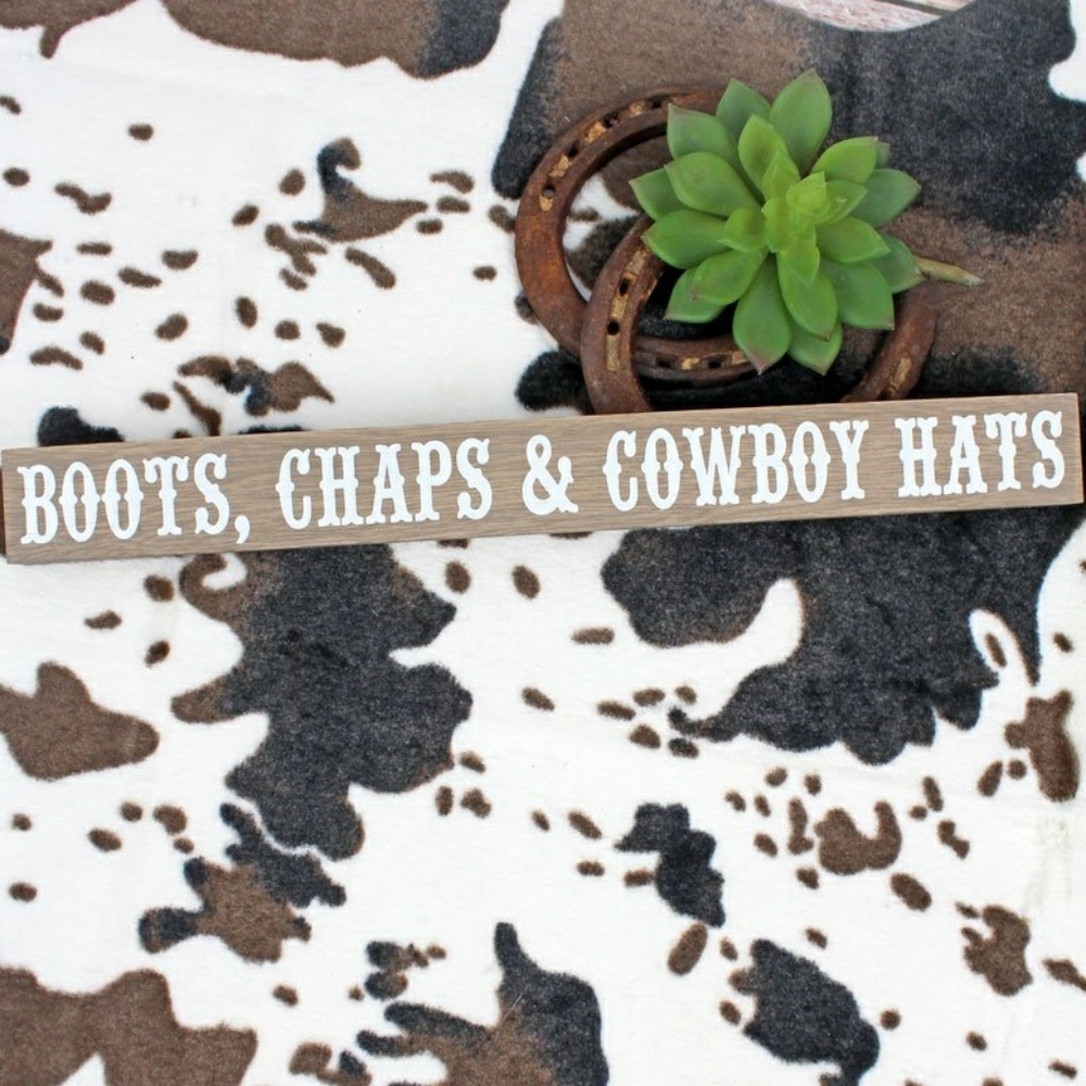 Wood Block Sign